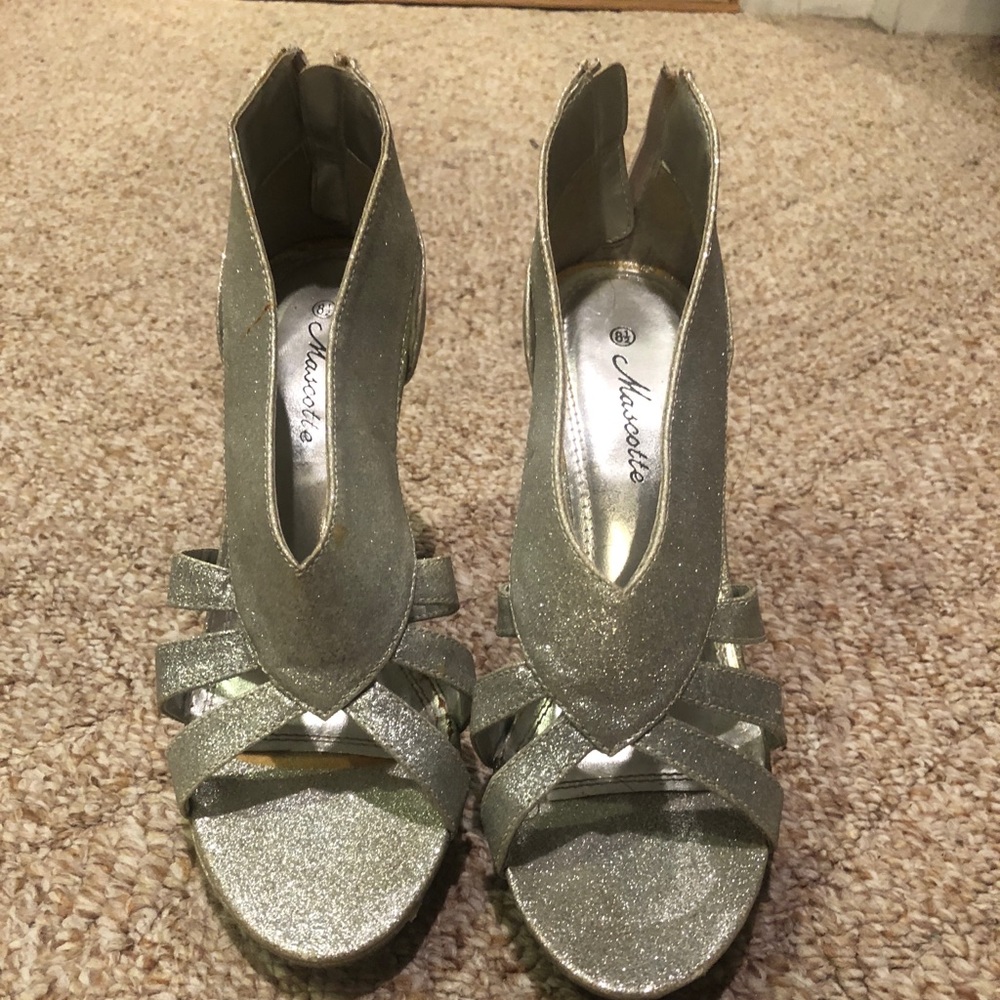 Sparkly heels
